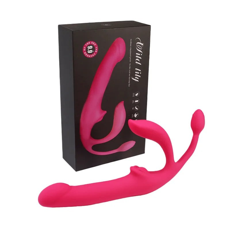 4in1LesbianVibratorG-spot&Clitoral&AnalStimulatorwithRemote
