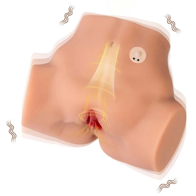 6.4LBDualChannelsVibrating3DRealisticSexDoll