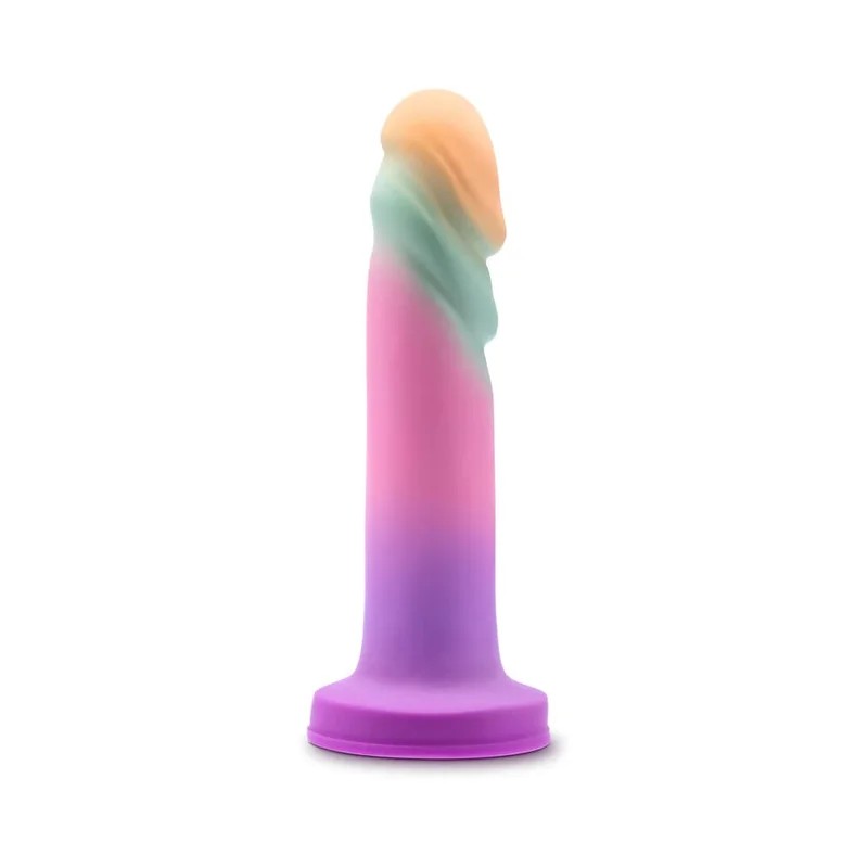 6.75″SunriseGazeSherbertSiliconeSuctionBaseDildo
