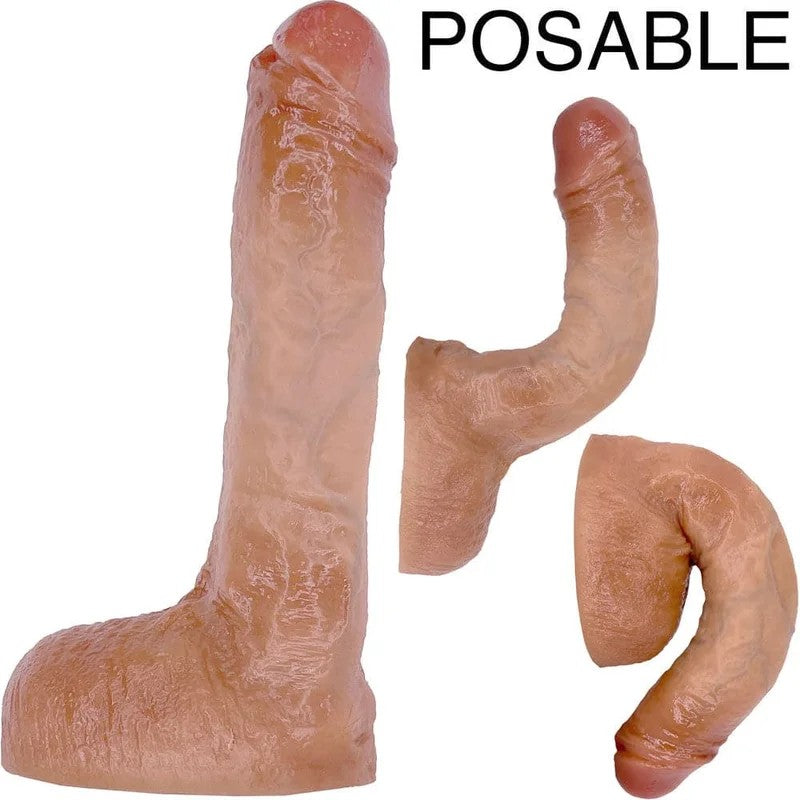 6″BenderRealisticPosableDualDensityDildo–Vanilla
