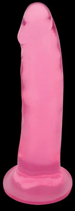7InchSlimStickCherryIceDildobyCurveToys