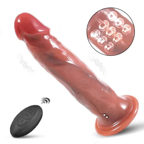 8.9‘’5BeadsRotatingSwing8VibratingDildoremotecontrol