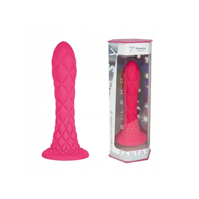 AdrienLasticSilexd–FantasyLineDreamy7″LiquidSiliconeDildo–(Pink)