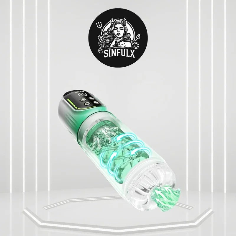 AeroGlide4-in-1MaleMasturbatorwithPump,Vibration&Thrust