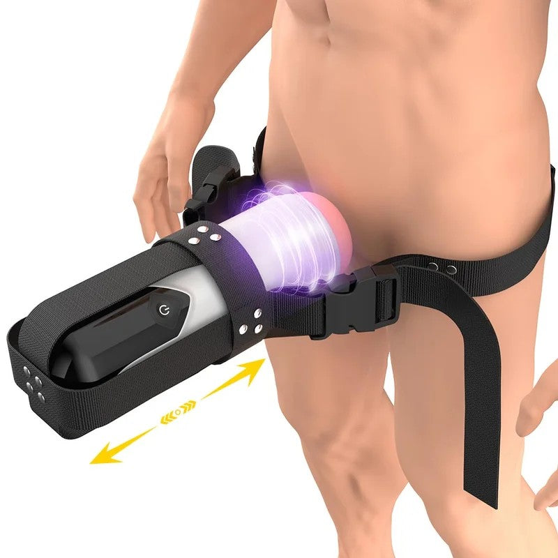 AierleWearableMaleMasturbationCupwithThrustingPenis&Glans&VoiceHeating