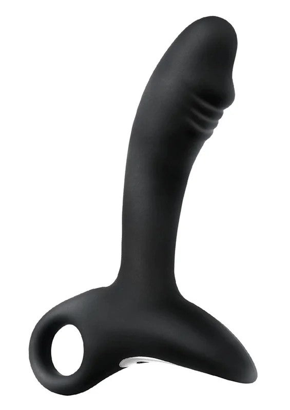 Anal-EseCollectionRechargeableVibratingSiliconeAlphaPlug#3