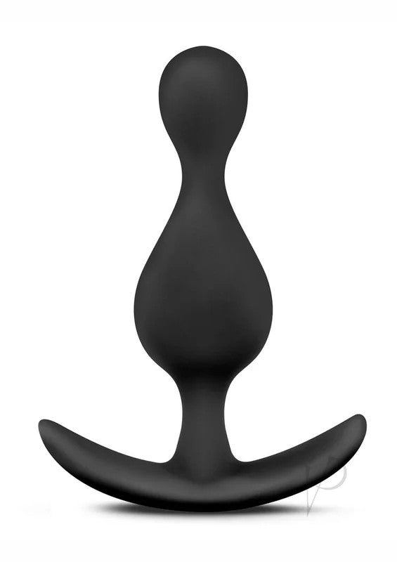 AnalAdventuresPlatinumWaveSiliconeButtPlug