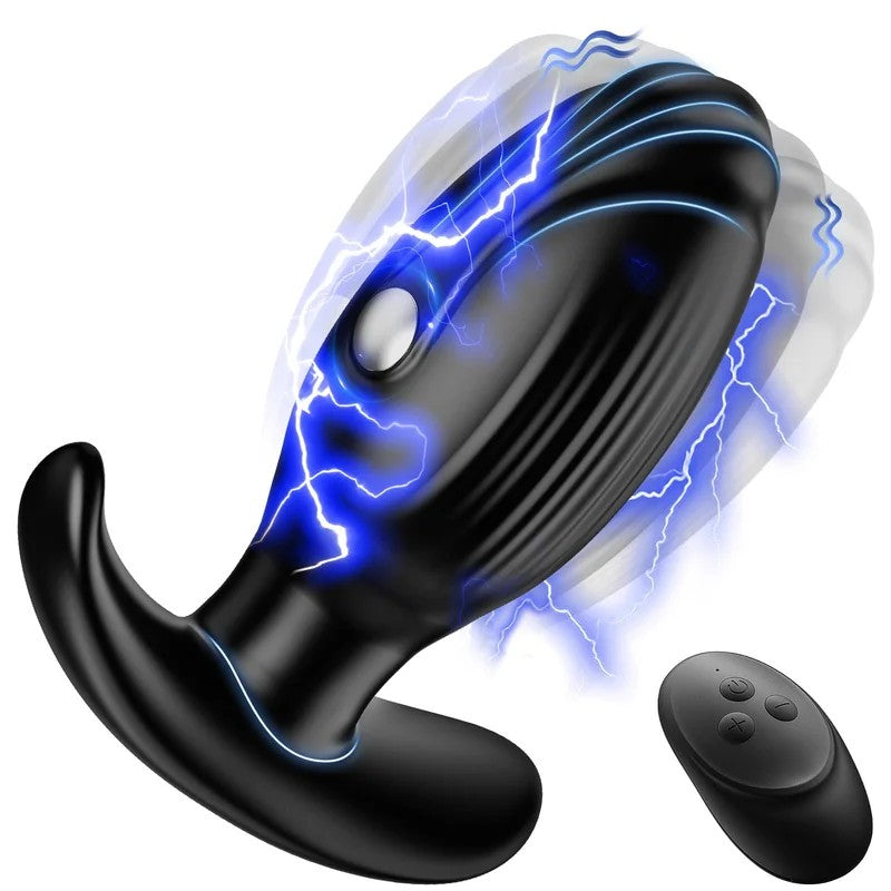 AnalButtPlugSexToysforMen,KEREROProstateMassagerAnalToyswith10Vibrating&3ShockingModes,RemoteControlAdultSexToysforCouples