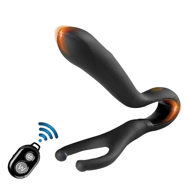AnalPlugPullProstateMassagerWirelessRemoteControlDoubleShockSexMasturbatorAdultProducts