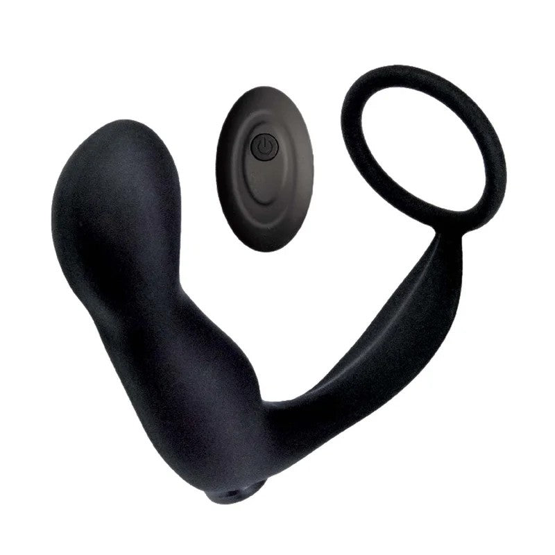 Ass-SationProstateMassagerRemoteContouredAnalPlug