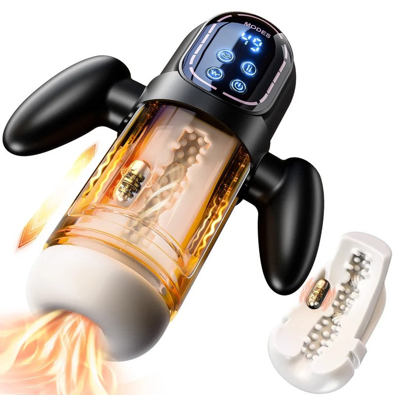 AutomaticMaleMasturbatorSexToysforMen,KEREROMaleSexToyswith4Sucking6Vibrating&9ThrustingModes