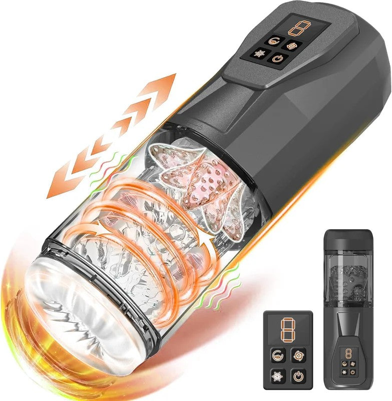 AutomaticMaleMasturbatorwith7Vibrating&Rotating&Thrusting&Licking,