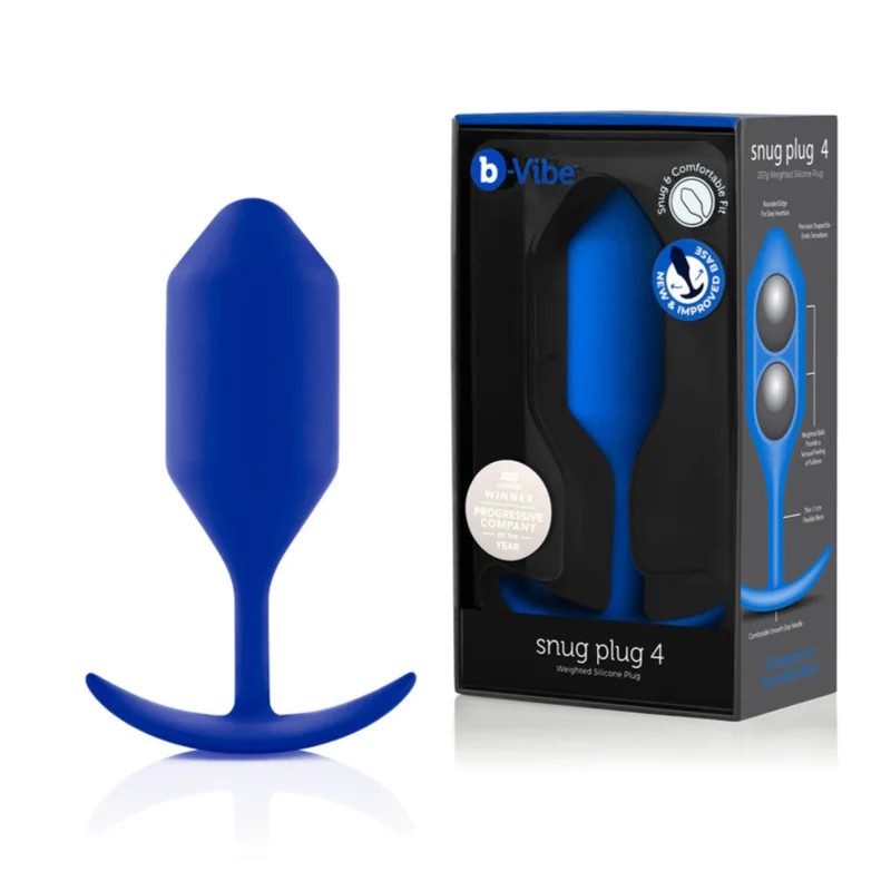 b-Vibe–SnugPlug4WeightedButtPlug(Navy)