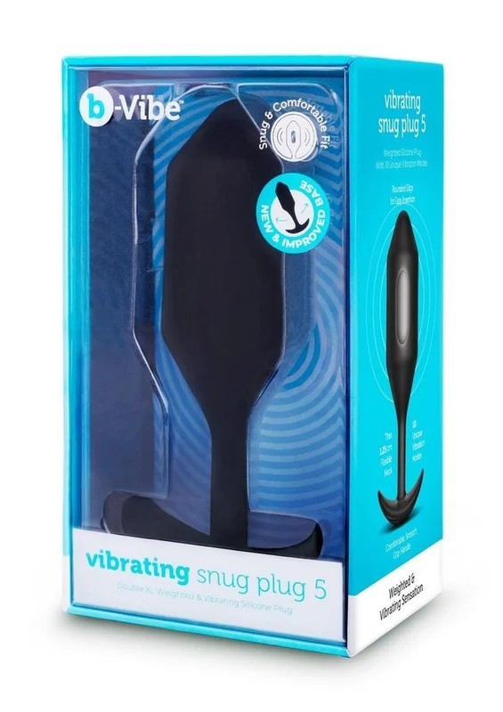 B-VibeVibratingSnugPlugRechargeableSiliconeAnalPlug