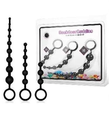BackdoorBuddies–AnalBeadsTrainingKit(Black)