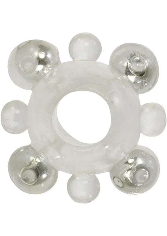 BasicEssentialsEnhancerCockRingwithBeads