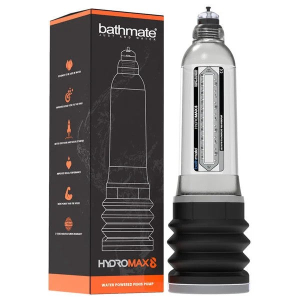 Bathmate–Hydromax8WaterPoweredPenisPump(Clear)