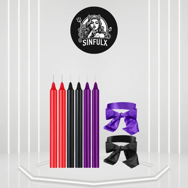 BDSMLowTemperatureCandles&BlindfoldSet