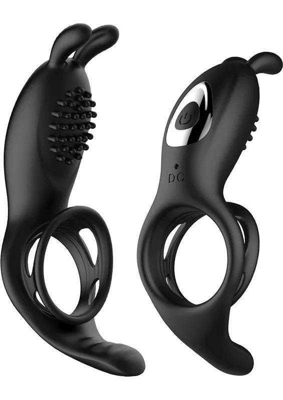 BlissHummingbirdCockringWaterproofMultiSpeedRechargeable