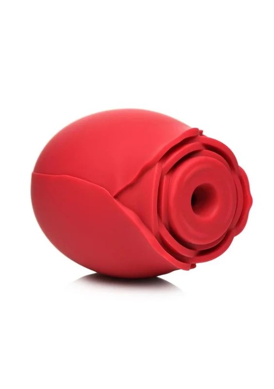 BloomgasmMysticRoseRechargeableSiliconeSuckingandVibratingClitoralStimulator