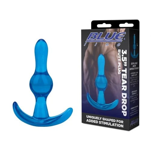 BlueLine–3.5″TearDropButtPlug(Blue)