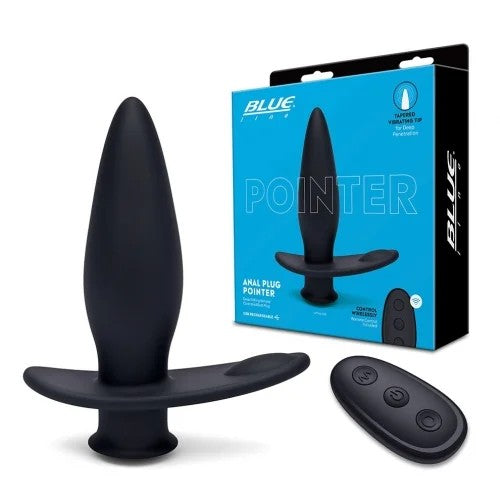 BlueLine–“Pointer”RemoteControlAnalPointerPlug(Black)