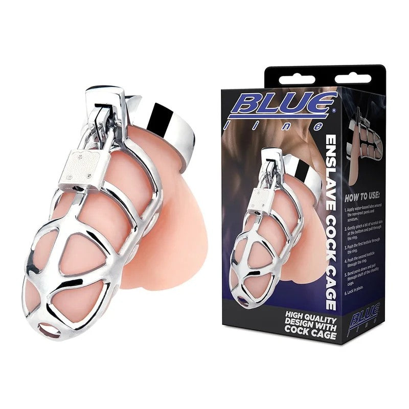 BlueLine–StainlessSteelEnslaveCockCage