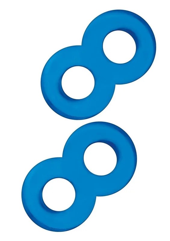 BlueLineDuoCockandBallStaminaEnhancementRing