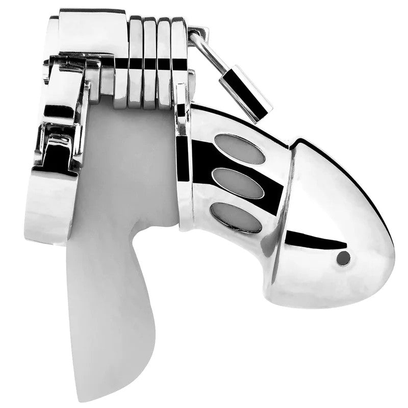 BlueLineObedienceChastityCage