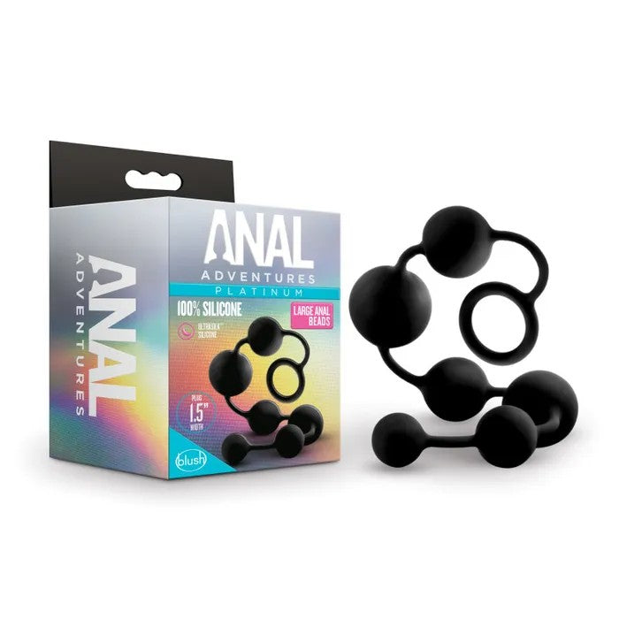 Blush–AnalAdventuresLargeAnalBeads(Black)