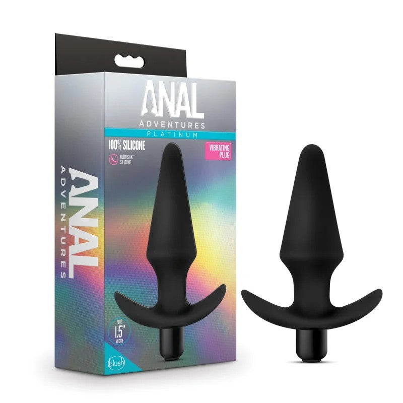 Blush–AnalAdventuresPlatinumVibratingPlug(Black)