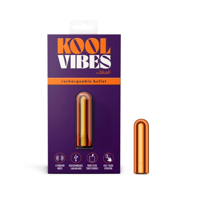 Blush–KoolVibesRechargeableBullet(Tangerine)