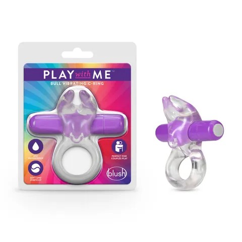 Blush–PlayWithMe“Bull”VibratingCockRing(Purple)