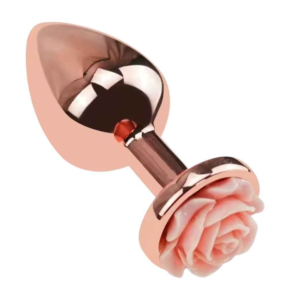 BlushButton–RoseGoldButtPlug
