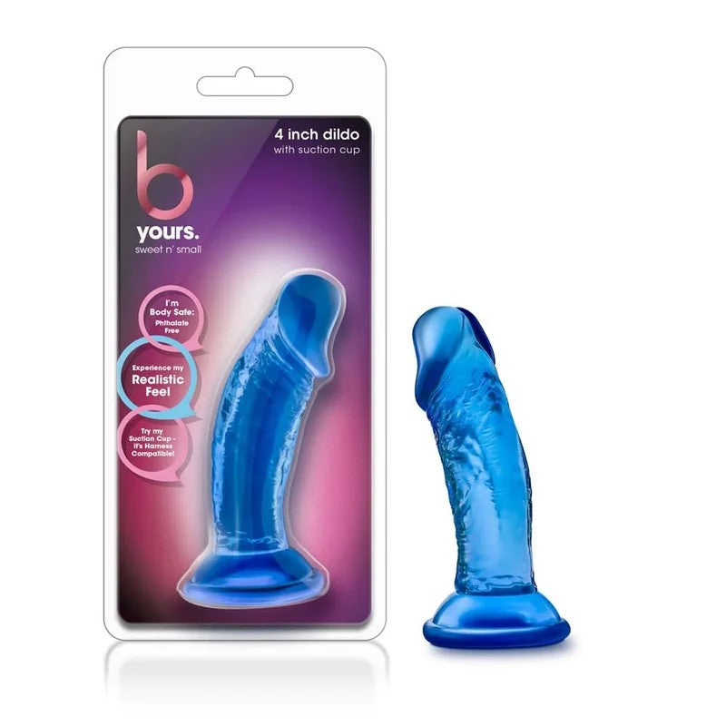 BlushBYoursSweetN’SmallRealisticBlue4.5InchDildo