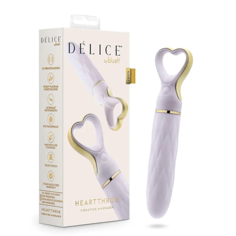 BlushDeliceHeartthrobBulletVibratorwithHeart-ShapedHandle