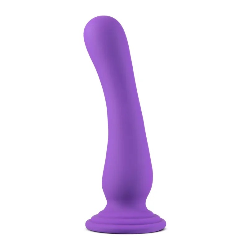 BlushImpressionsIbizaCurvedG-SpotPlum7.75-InchVibratingDildo
