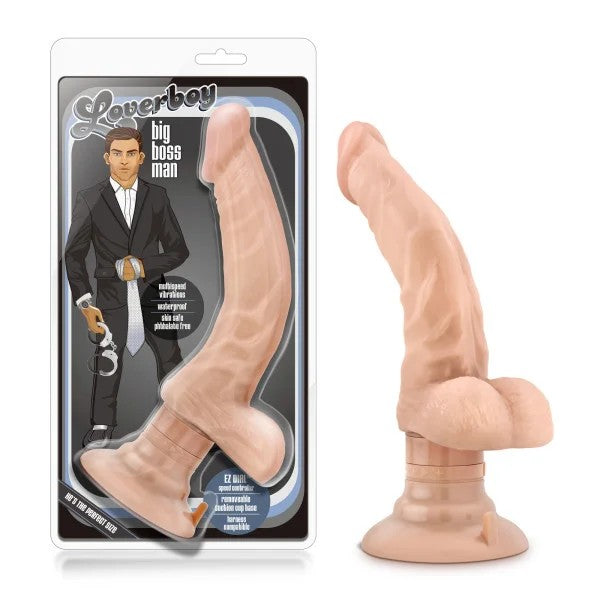 BlushNovelties–Flesh17.8cm(7”)VibratingDongwithBalls