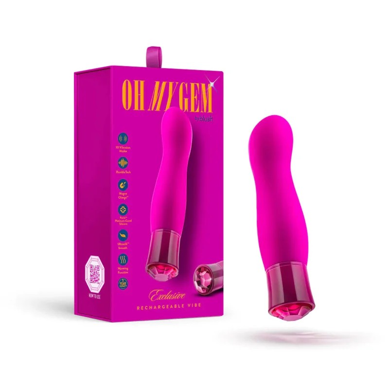 BlushOhMyGemExclusiveWarmingRechargeableG-spotVibratorMassager