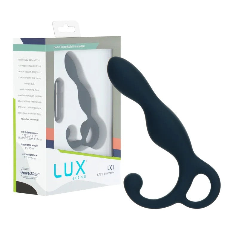 BMS–LuxActiveLX15.75″AnalTrainerProstateStimulator(NavyBlue)