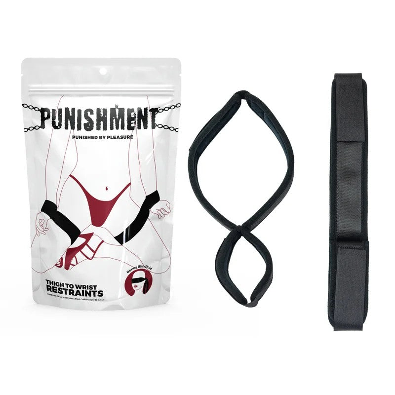 BMS–PunishmentThighToWristRestraints(Black)