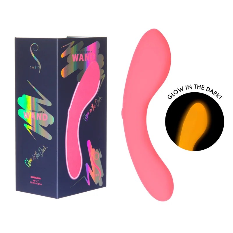 BMS–SwanMiniSwanWandGlow-In-The-Dark(Pink/Orange)
