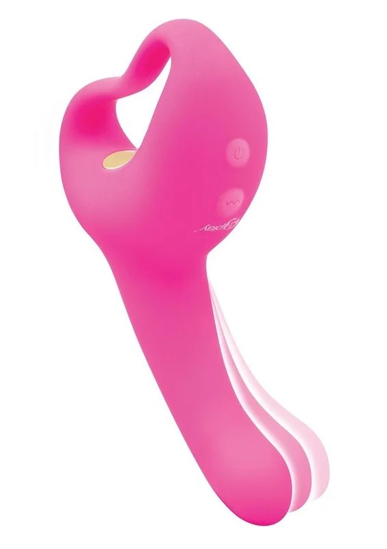BodywandG-PlayUltimateErgonomicRechargeableSilconeComeHitherSquirtTrainerwithClitoralStimulator