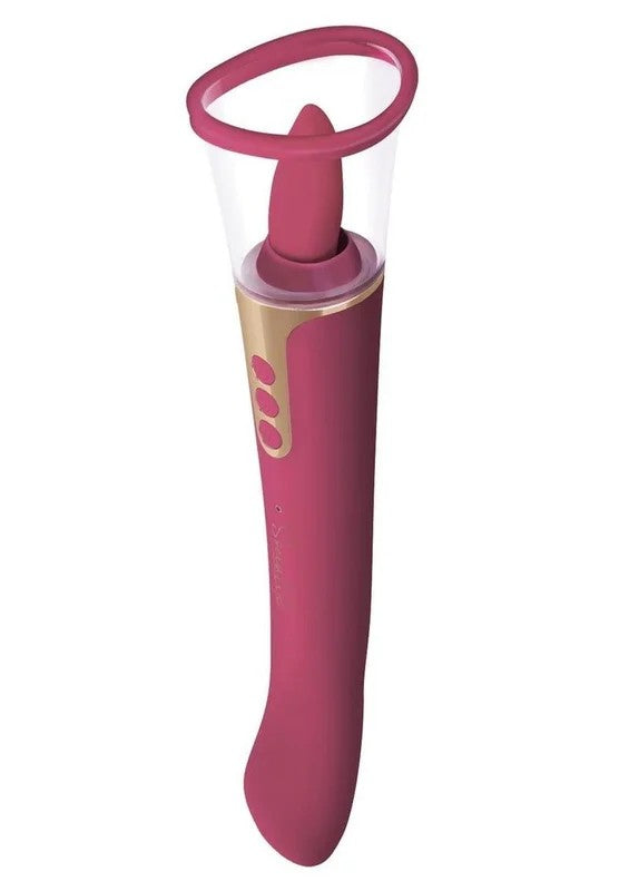 BodywandSocialiteProvacateurRechargeableSiliconeDoubleEndLingusVibrator