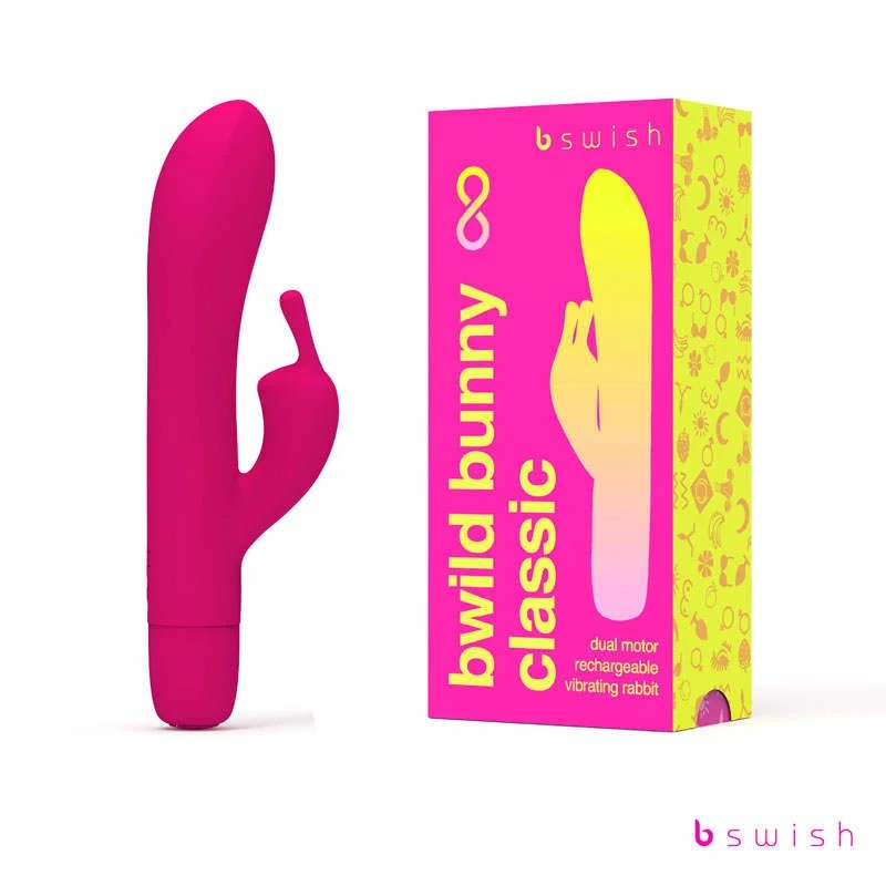 bSwish–BWildBunnyClassicInfiniteRechargeableRabbitVibrator(SunsetPink)
