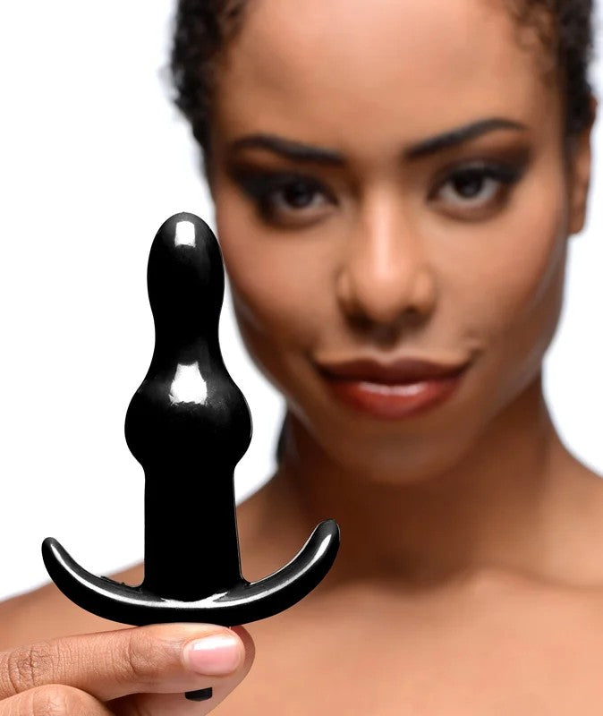 BumpyVibratingAnalPlug–Black