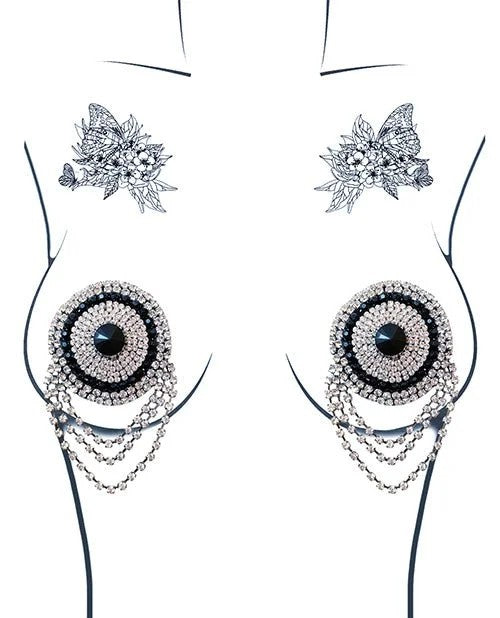 BurlesqueLaVieBohemeJewelReusableSiliconeNipztix–CrystalO/s