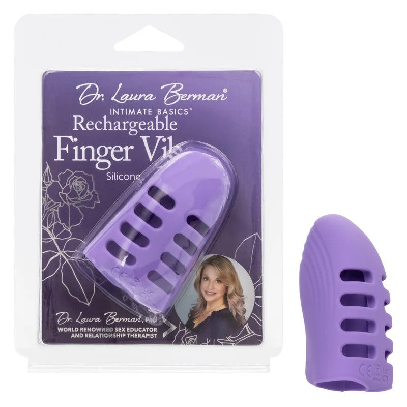 Calexotics–Dr.LauraBermanRechargeableFingerVibrator(Purple)