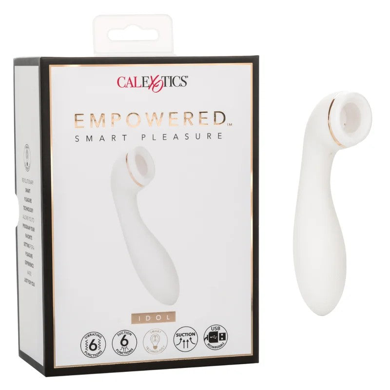 Calexotics–Empowered“Idol”ClitoralPumpVibrator(White)