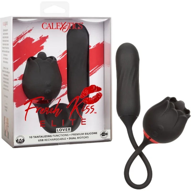 CalExotics–FrenchKiss™EliteLover|FlickeringTeaser&RotatingBulletMassager